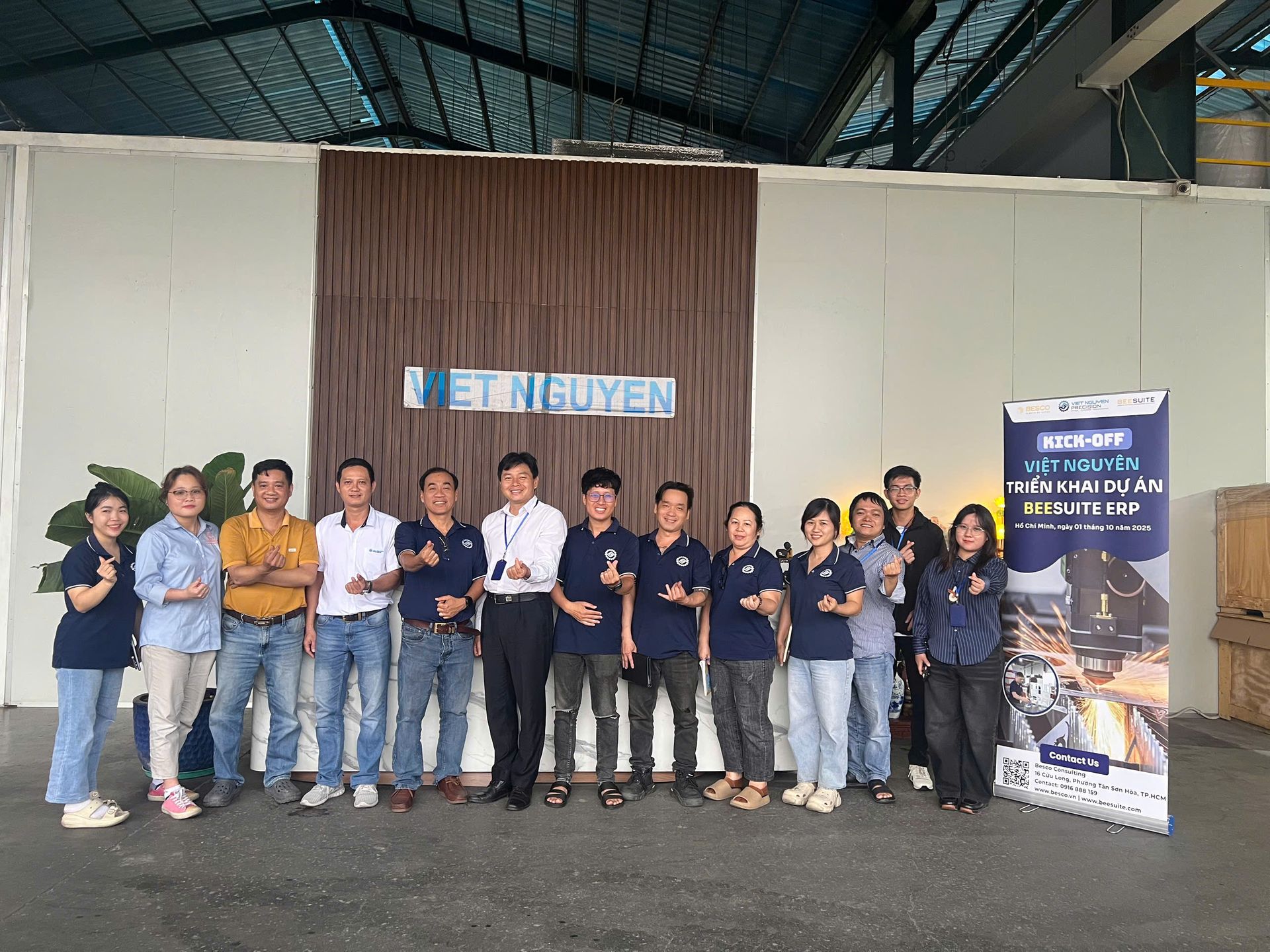 Kick off phần mềm ERP cho sản xuất cơ khí