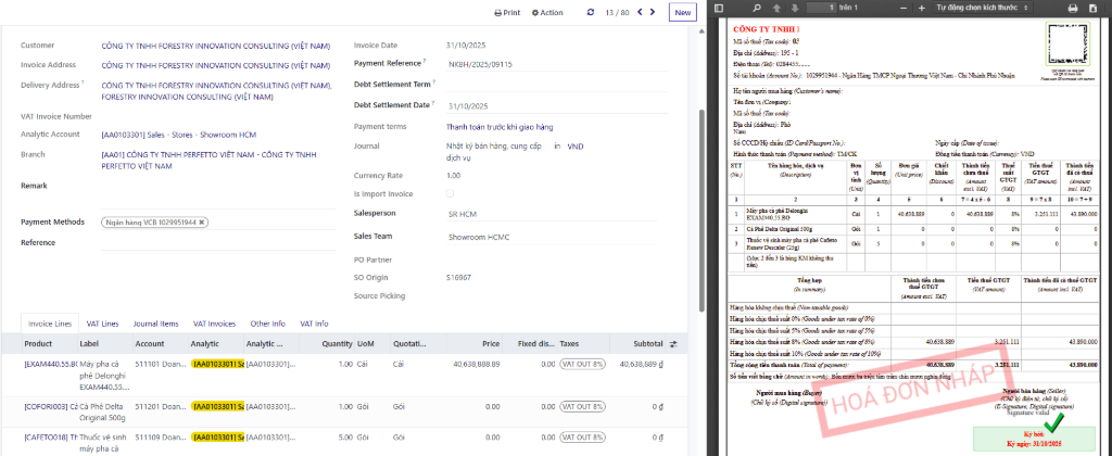 Tích hợp eInvoice