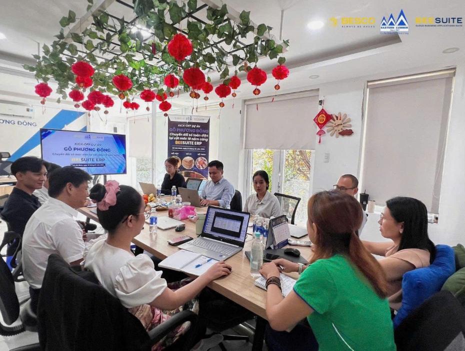 Buổi Kick-off dự án triển khai BeeSuite ERP tại Gỗ Phương Đông