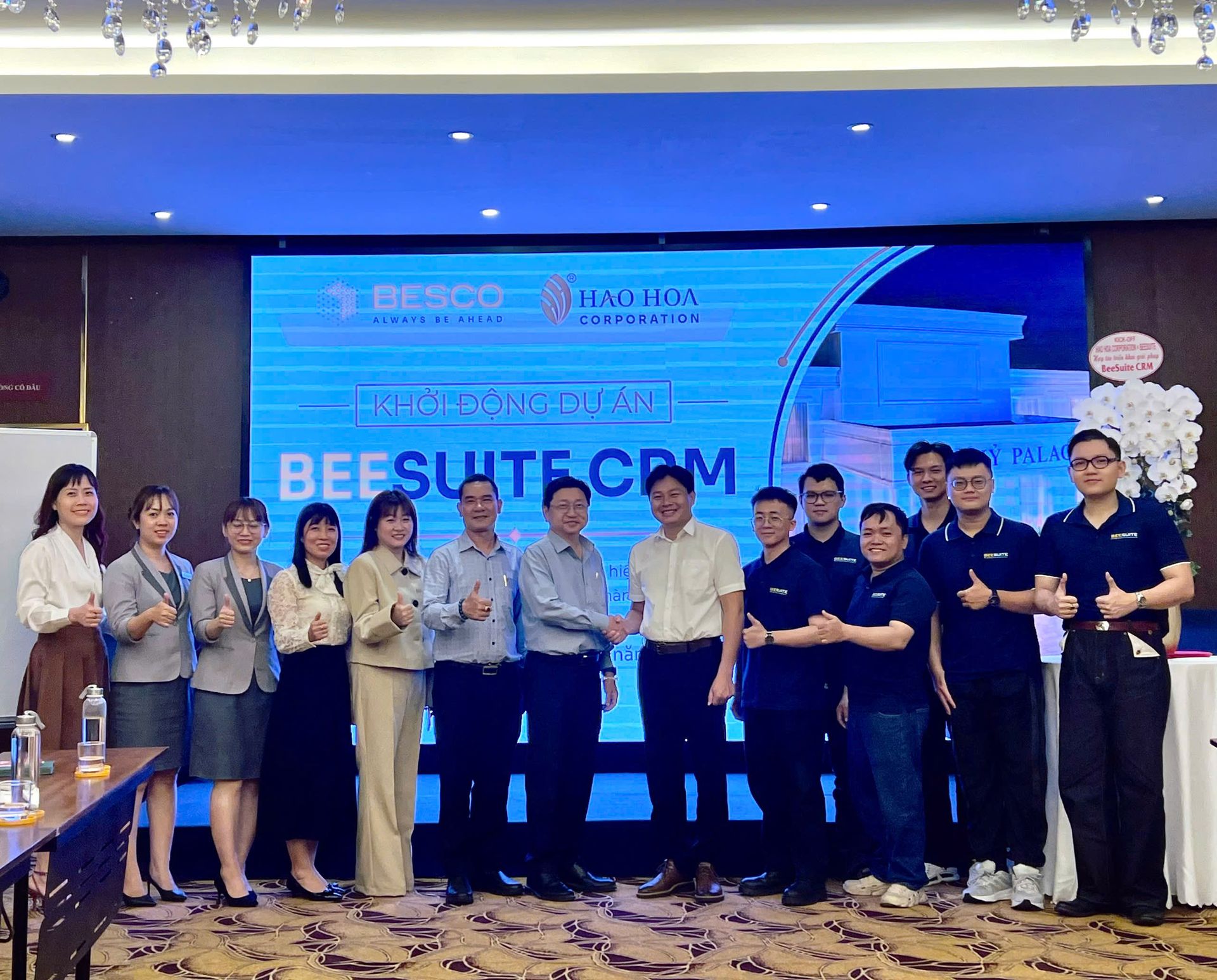 Lễ kick-off dự án triển khai BeeSuite CRM tại Hào Hoa Corporation